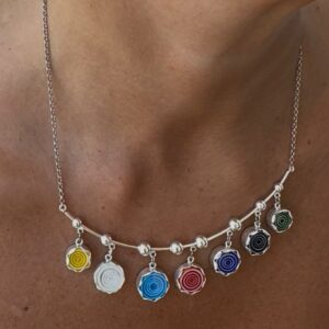 მურანოს მინის ყელსაბამი - "TM enamel Art"
