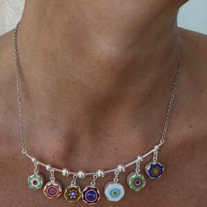 მურანოს მინის ყელსაბამი - "TM enamel Art"