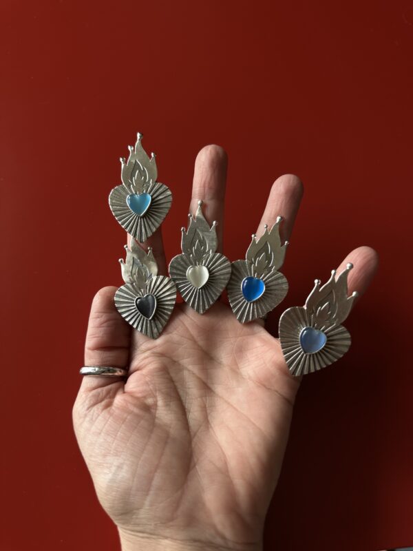 ბეჭედი, ცეცხლოვანი გული - "TM enamel Art"