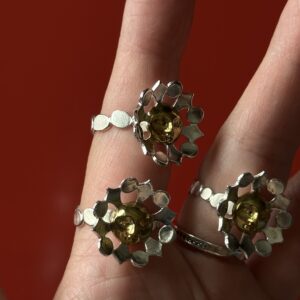 ბეჭედი, გვირილები - "TM enamel Art"