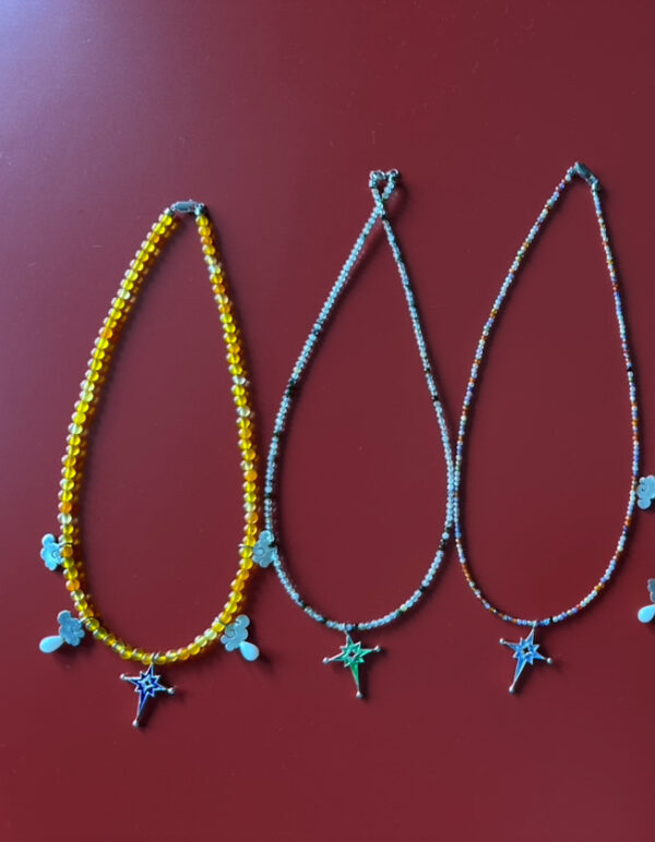 აგატის ყელსაბამი, შობის ვარსკვლავი - "TM enamel Art"