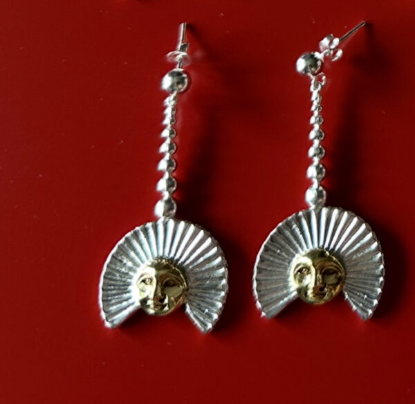 საყურე, მთვარის შუქის მემკვიდრეობა - "TM enamel Art"