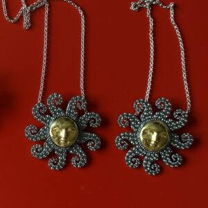 ყელსაბამი, მზე რვაფეხა - "TM enamel Art"