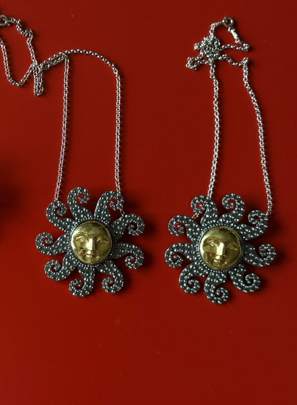 ყელსაბამი, მზე რვაფეხა - "TM enamel Art"