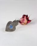 ბეჭედი, ცეცხლოვანი გული, ლურჯი - "TM enamel Art"