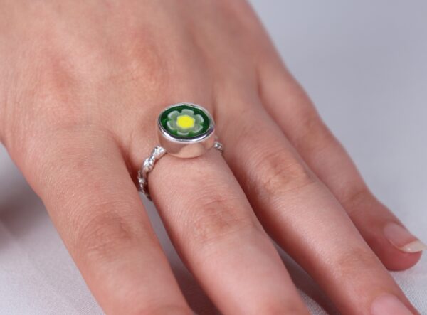 პატარა მურანოს ბეჭედი - "TM enamel Art"