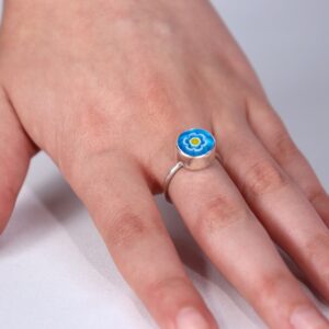 პატარა მურანოს ბეჭედი - "TM enamel Art"