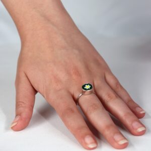 პატარა მურანოს ბეჭედი - "TM enamel Art"