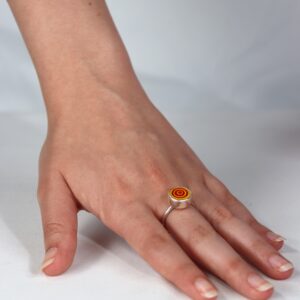 პატარა მურანოს ბეჭედი - "TM enamel Art"