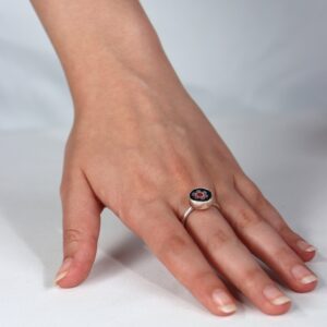 პატარა მურანოს ბეჭედი - "TM enamel Art"