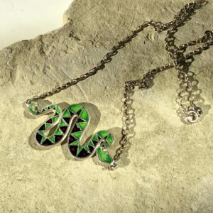 გველი, ყელსაბამი - "TM enamel Art"