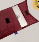 ლეპტოპის ჩასადები, ბურგუნდისფერი - "A giant pocket"