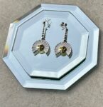 საყურე, მთვარის შუქის მემკვიდრეობა - "TM enamel Art"