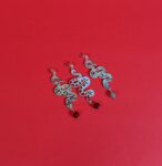 გველი, საყურე - "TM enamel Art"