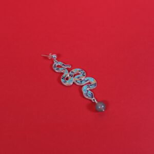 გველი, საყურე - "TM enamel Art"
