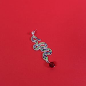 გველი, საყურე - "TM enamel Art"