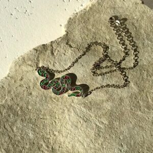 გველი, ყელსაბამი - "TM enamel Art"