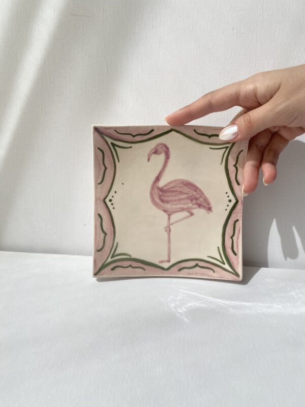 სამკაულის თეფში "Flamingo" - "Pilani Ceramics"