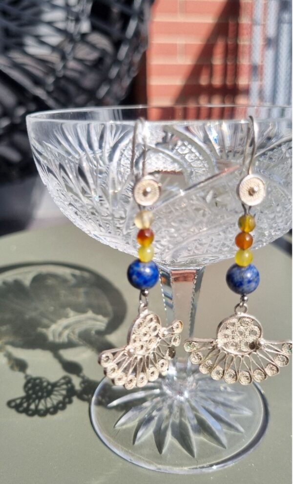 საყურე, ფარშევანგი - "Bazaar Echoes"