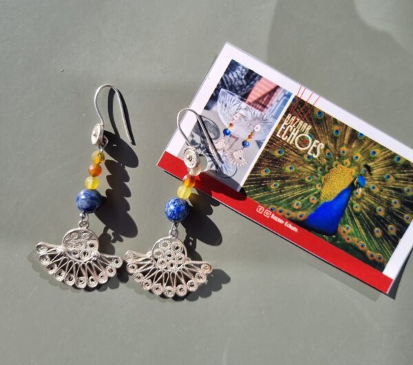 საყურე, ფარშევანგი - "Bazaar Echoes"