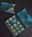 ყელსახვევისა და წიგნაკის ნაკრები - "Georgian Ornament • ქართული ორნამენტი"