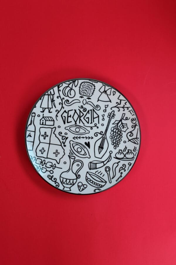 კერამიკის თეფში, პატარა - "ნეგო"