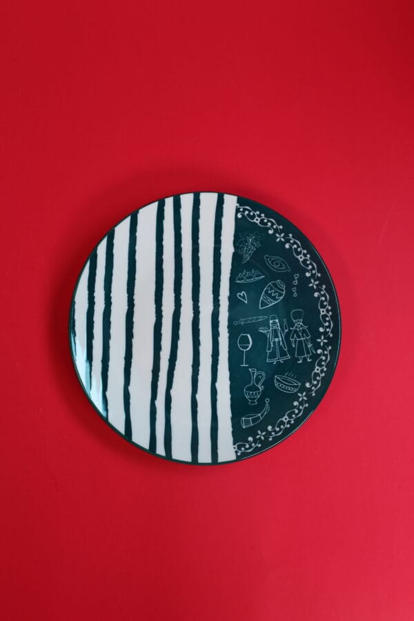 კერამიკის თეფში, პატარა - "ნეგო"