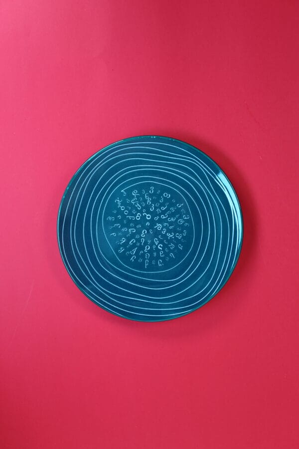 კერამიკის თეფში, პატარა - "ნეგო"