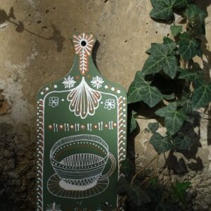 ხის დეკორატიული დაფა - "დაბდი"