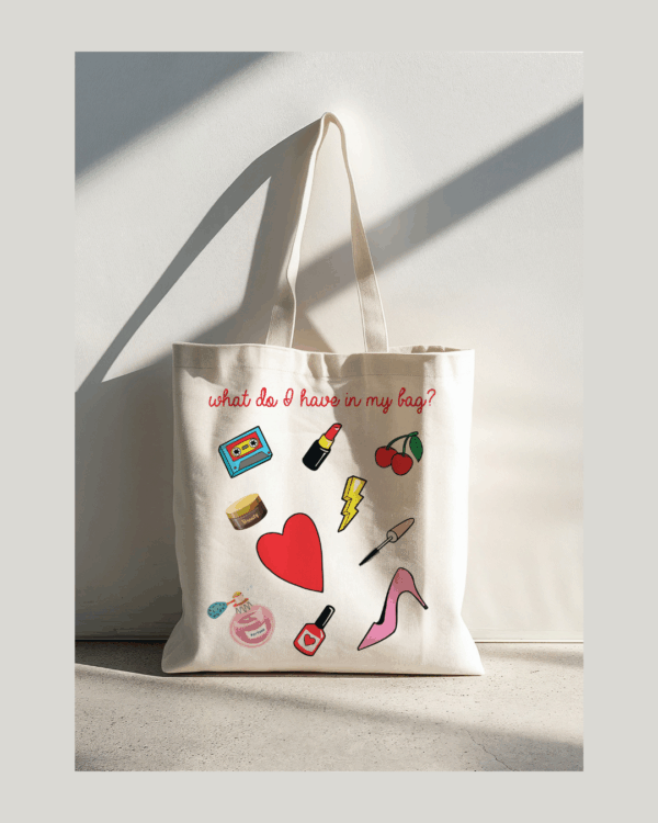 ნაჭრის ჩანთა, "რა დევს ჩემს ჩანთაში" - "ბიბლუსი"