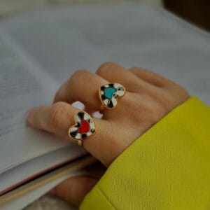 ბეჭედი, ლურჯი გული - "Lessismore"