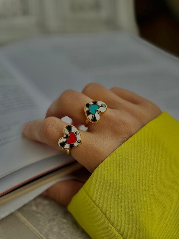 ბეჭედი, ლურჯი გული - "Lessismore"