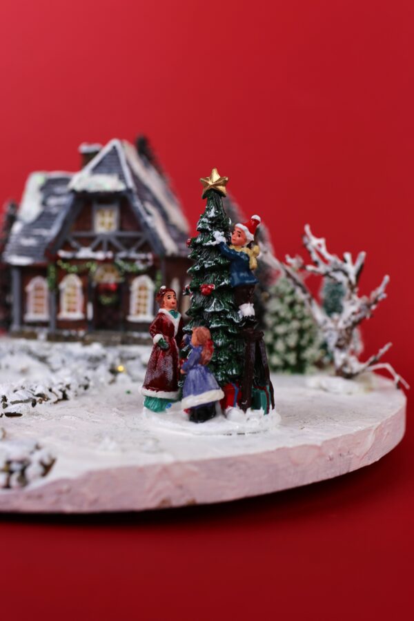 საახალწლო დეკორაცია განათებით - ლანა ბენდუქიძე