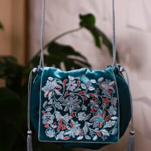 ჩანთა, ცისფერი - "სამოსელი პირველი • Samoseli Pirveli"