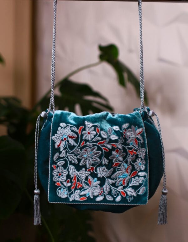 ჩანთა, ცისფერი - "სამოსელი პირველი • Samoseli Pirveli"