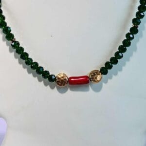 ყელსაბამი ავსტრიული კრისტალებით - "BiserNati • ბისერნათი"