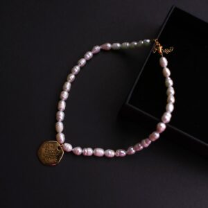 მდინარის მარგალიტის ყელსაბამი - "W • Double You"