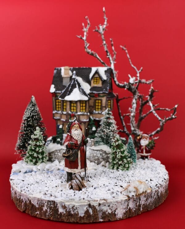 საახალწლო დეკორაცია განათებით - ლანა ბენდუქიძე