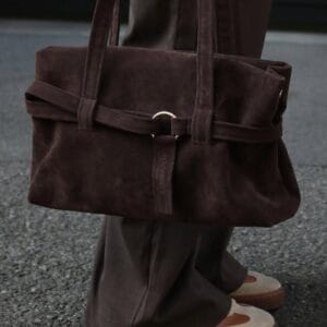 ჩანთა, "city bag", ყავისფერი - "Ketevanne's • ქეთევანეს"