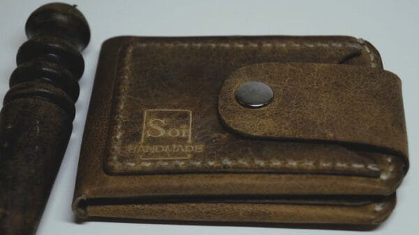 ტყავის საფულე, ყავისფერი - "SOI • სოი"