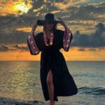 კიმონო ხევსურული პერანგის ორნამენტით - "13 ვარ • I'm 13"