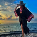 კიმონო ხევსურული პერანგის ორნამენტით - "13 ვარ • I'm 13"