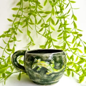 ჭიქა, ხვლიკი - "Fey Ceramic Studio • ფეი კერამიკ სტუდიო"