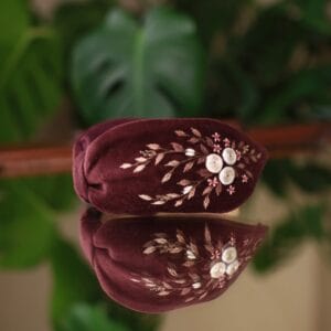 თმის ხელით ნაქარგი რკალი - "ketevan karchava • ქეთევან ქარჩავა"