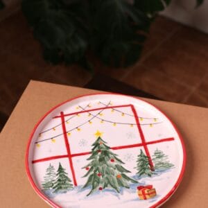 საახალწლო თეფში - "პაკოს კერამიკა • Paco's Ceramic"