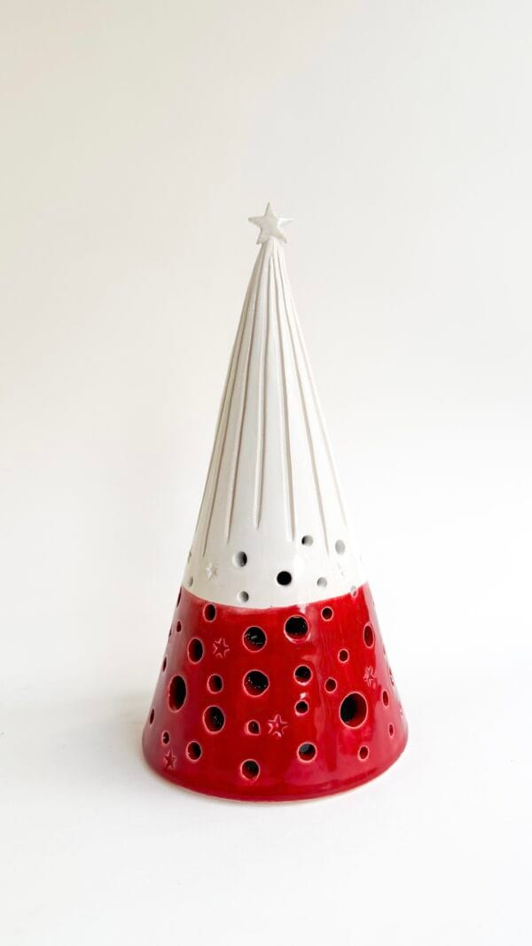 სასანთლე, კერამიკის ნაძვის ხე - "Fey Ceramic Studio • ფეი კერამიკ სტუდიო"