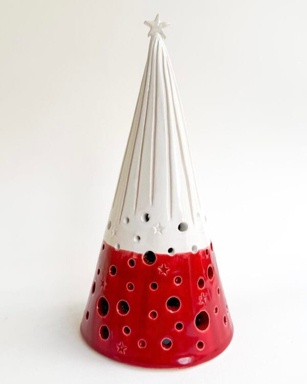 სასანთლე, კერამიკის ნაძვის ხე - "Fey Ceramic Studio • ფეი კერამიკ სტუდიო"