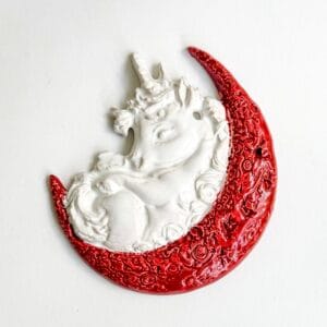 ნაძვის ხის სათამაშო, იუნიქორნი - "Fey Ceramic Studio • ფეი კერამიკ სტუდიო"