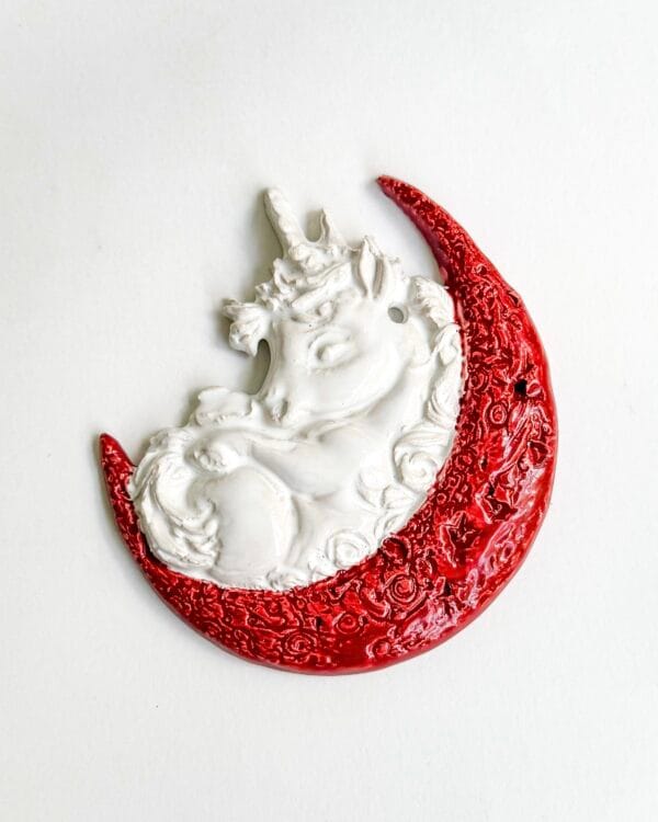 ნაძვის ხის სათამაშო, იუნიქორნი - "Fey Ceramic Studio • ფეი კერამიკ სტუდიო"