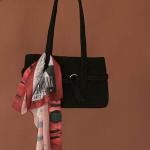 ჩანთა, "city bag", შავი - "Ketevanne's • ქეთევანეს"